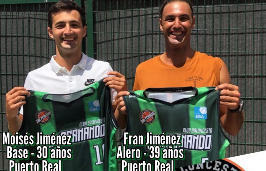 Los hermanos Jiménez son dos excelentes refuerzos para el CB San Fernando. 