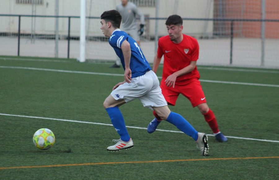 Marcos Herrera cuajó un buen encuentro ante el Sevilla FC. 