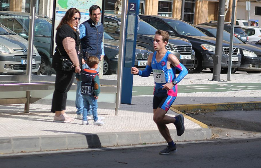 Luis Figueroa García-Cubillana, durante una Media Maratón. 