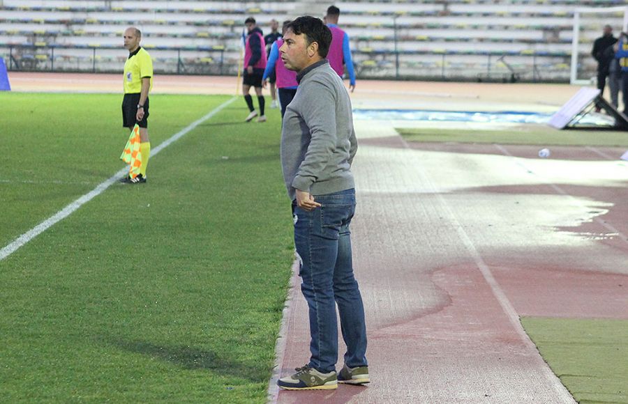 Manolo Sanlúcar ganó con el Atlético Malagueño en su última visita al estadio Bahía Sur y que aconteció en enero de 2019.