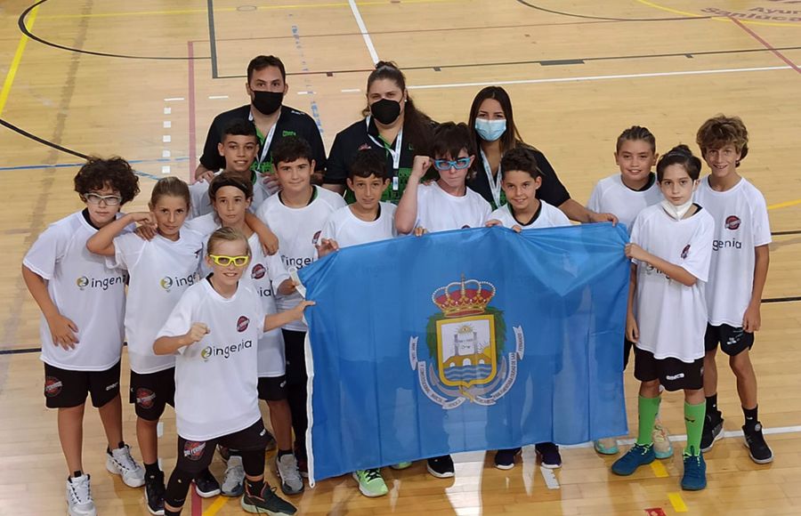 El CB San Fernando acabó tercero en su grupo del Andaluz de Minibasket.