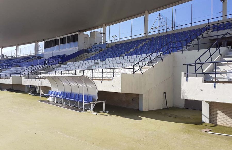 El estadio Bahía Sur acogerá el sábado 8 de enero el partido con el Costa Brava y con el que se cerrará la primera vuelta en casa.