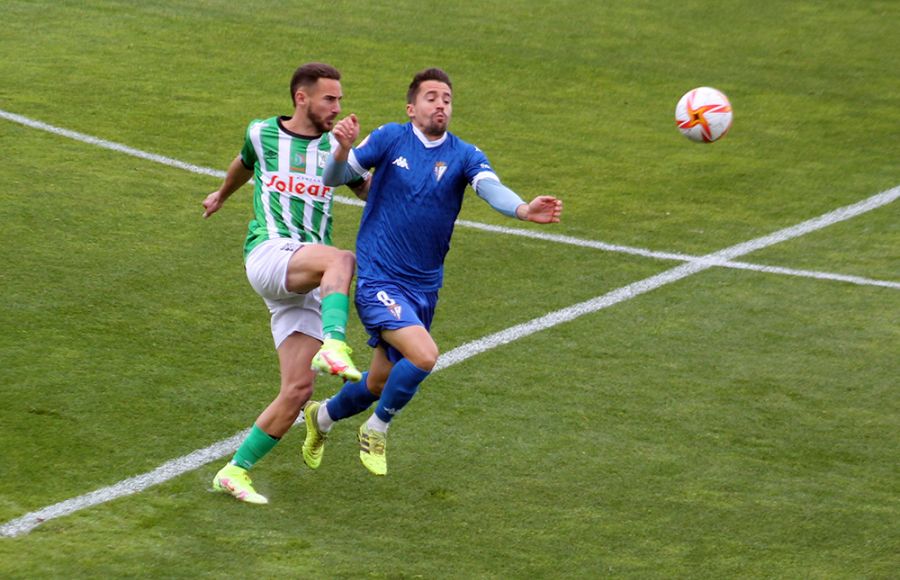 Javi Navarro, en el último Sanluqueño-San Fernando CD.