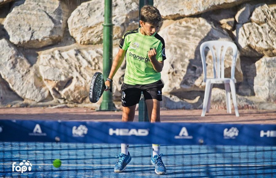 Ismaelito celebra un punto durante el torneo en Alhaurín de la Torre. 