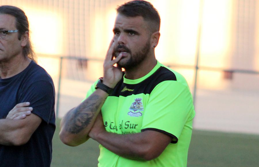 Leo Cornejo, en un partido de la pretemporada con el GE Bazán. 