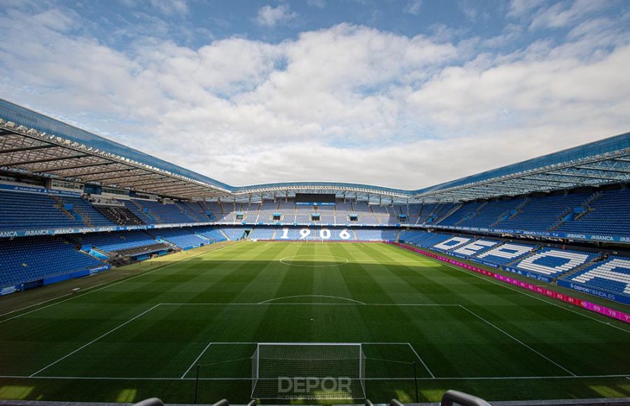 El Abanca Riazor, el escenario majestuoso que visita el San Fernando CD por vez primera. 