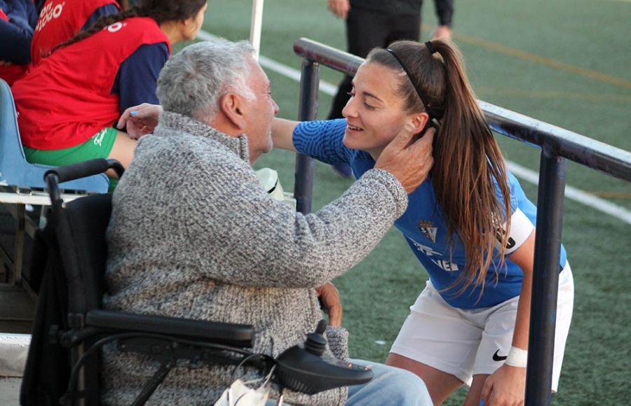 Natalia Santaella le dedicó su gol, que suponía el 2-0, a su abuelo.