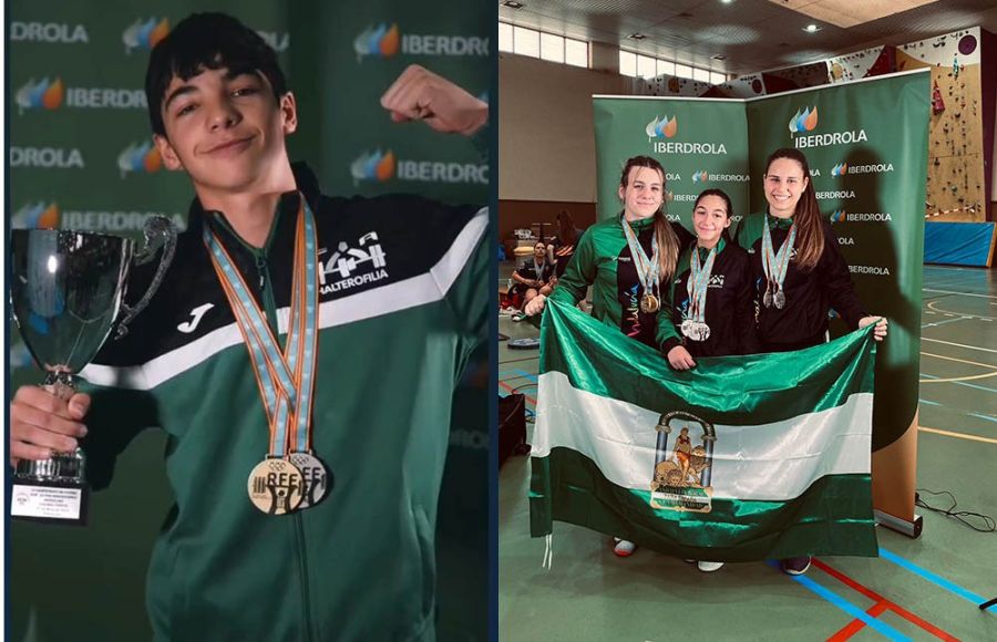 Gonzalo Herrera, Manuela Villalba, Raquel Domínguez y África Domínguez.