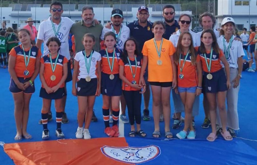 Las benjaminas del CH San Fernando triunfaron en el Andaluz de Benalmádena. 