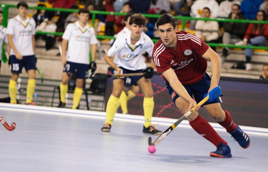 Juan Muñoz Lechuga, en uin partido con el Sanse Complutense de Madrid. 