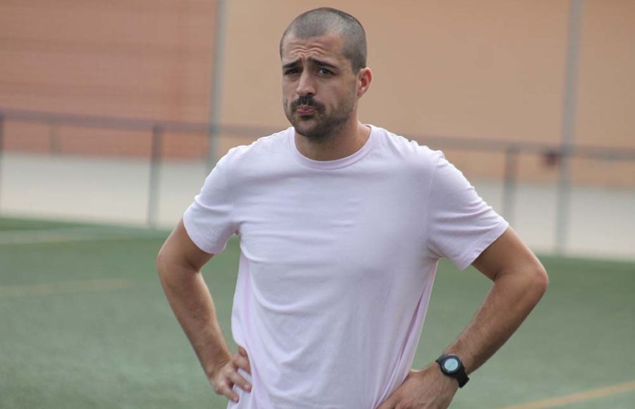 Miguel Pérez, entrenador del juvenil A del San Fernando CD. 