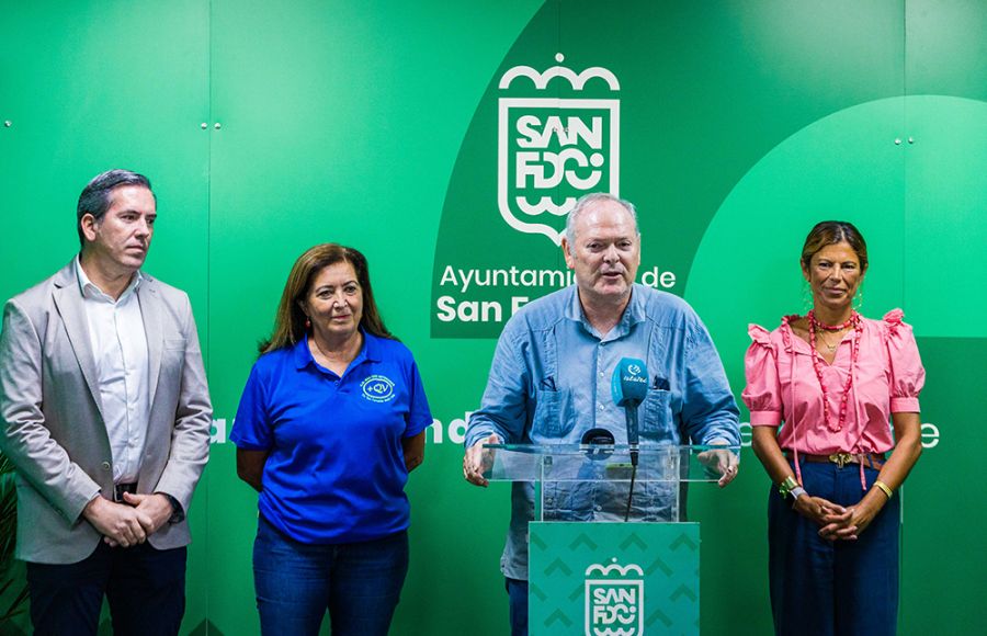 Antonio Rojas, María Jesús Ortega, Adolfo Magrañal e Isabel Blanco presentaron el torneo.