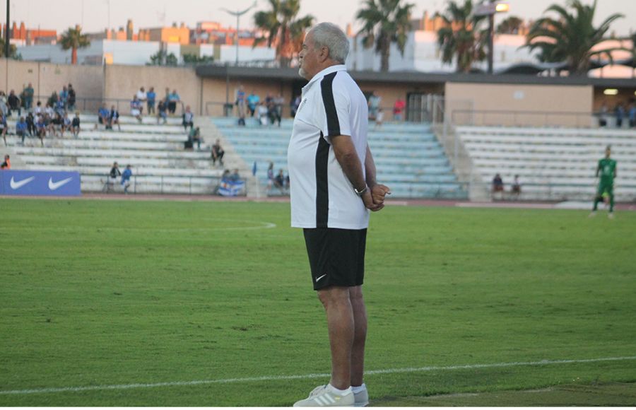 Antonio Iriondo, en el partido con el Águilas. 