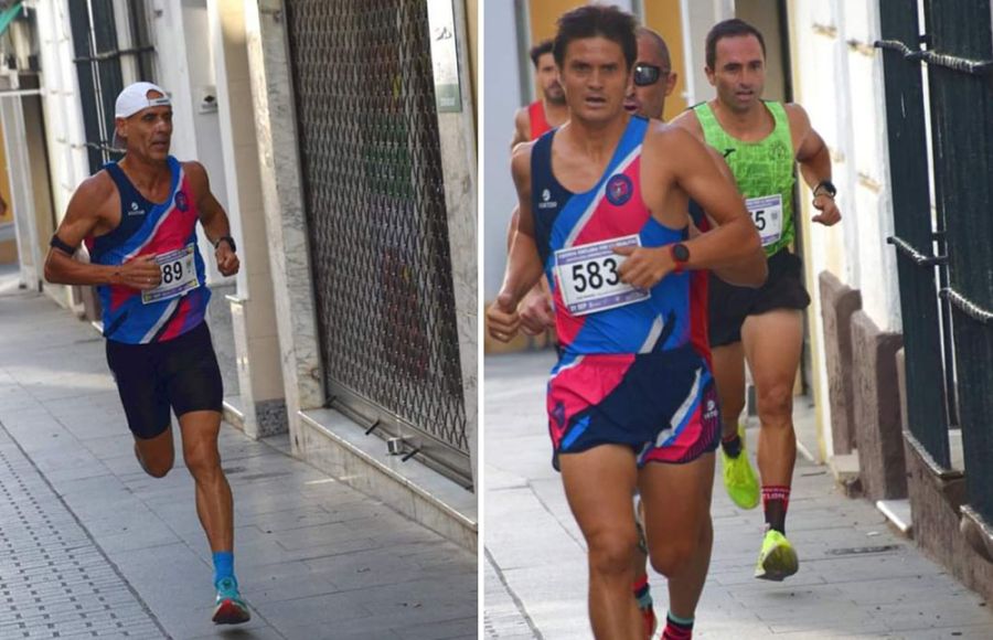 Carlos Sánchez Quevedo y José Manuel Orellana fueron primero y segundo clasificados en la I Carrera por la Igualdad celebrada en Chiclana. 