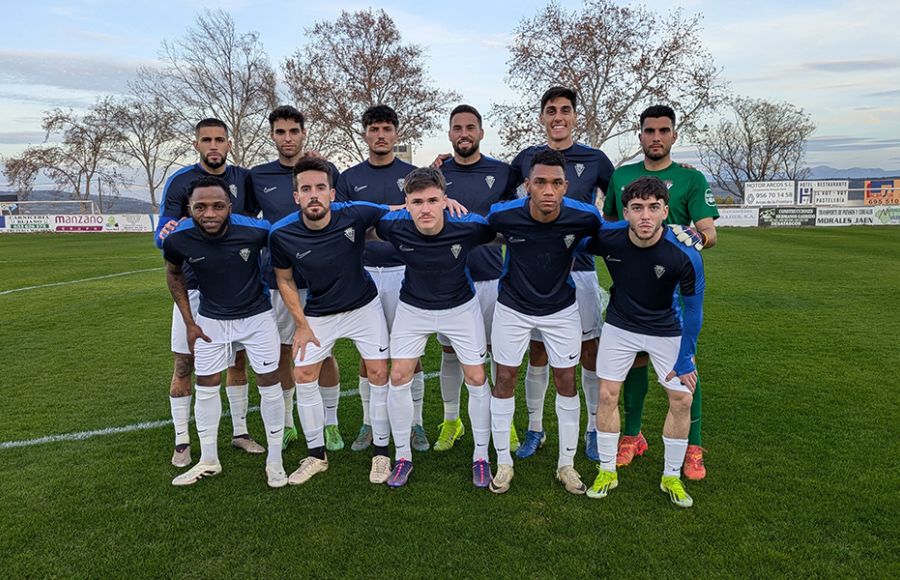 El once inicial del San Fernando en Arcos. 