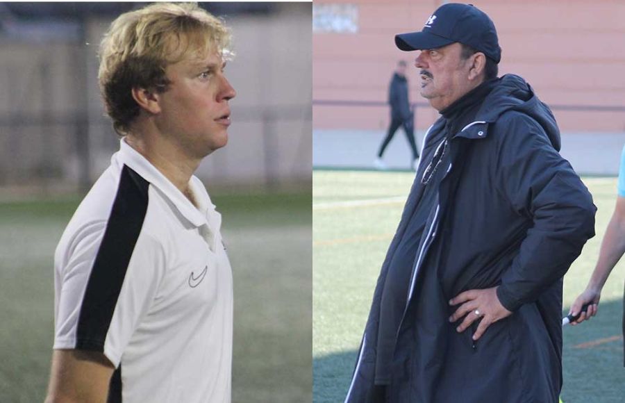 Jaime Bugatto y Pery, técnicos del SFCD 'B' y del GE Bazán. 