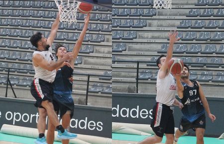 El junior Iker Remesal y José Manuel Suárez fueron claves en el triunfo del Cimbis ante el Labradores en Bahía Sur. 