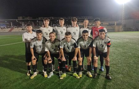 El once inicial del San Fernando Atlético en la final de la Copa con el Medina Balompié. 