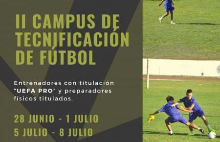 El cartel del II Campus de Tecnificación de fútbol 