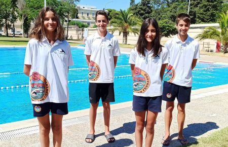 Diana Pavón, David Rodríguez, Aitana De Diego y Joaquín Pavón. 