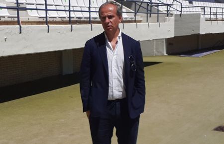 El jefe de fútbol del San Fernando CD, Filippo Fusco compareció en rueda de prensa. 