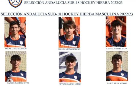 Óscar Gago, Miguel Muiño, Samuel Cortés, Carlos Ramírez, Álvaro Varela y Pablo Silva están en la selección andaluza masculina. 
