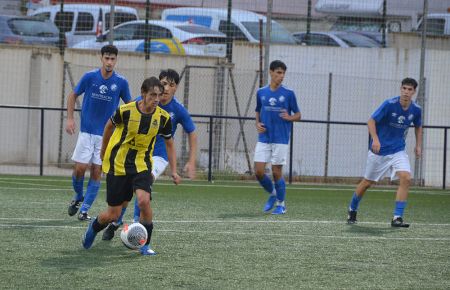 Willy Garrido marcó el primer gol del GE Bazán al Xerez DFC 'B'. 