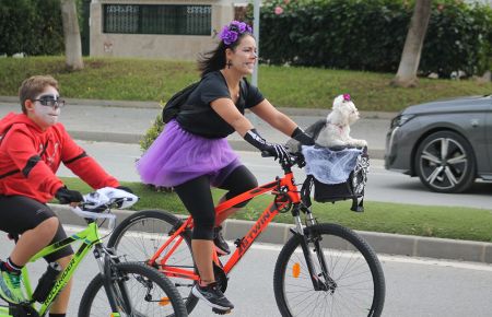 Imagen del año pasado en el Día de la Bicicleta. 