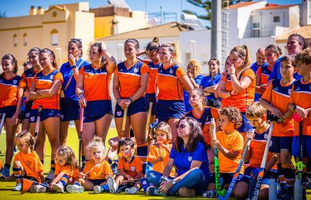 Galería con 20 fotos de la presentación de los equipos del Club Hockey San Fernando